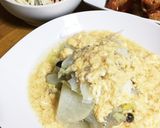 ☆かぶと白菜の中華煮☆卵あん作り方4写真