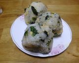 ほうれん草と卵のおにぎり作り方6写真