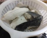 ぶりあらの煮付け作り方2写真