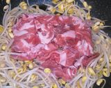 わりしたで楽々☆豆もやしと豚肉の炒め物☆作り方2写真