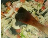 簡単★たまねぎとベーコンのパスタ作り方1写真