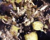 茄子とひき肉のしそ炒め作り方6写真
