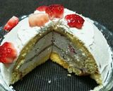 ひな祭や誕生日にイチゴのドームケーキ作り方11写真
