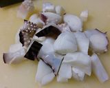 紋甲イカのキムキャベ炒め。作り方2写真