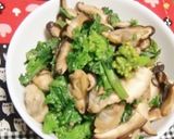 菜の花とあさりのむき身の常備菜をレンジで作り方5写真