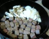 サイコロすてーき丼作り方2写真