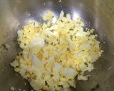 ゆで玉子チーズトースト♪作り方1写真