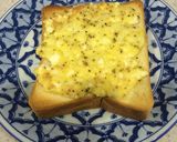 ゆで玉子チーズトースト♪作り方4写真