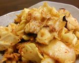 紋甲イカのキムキャベ炒め。作り方6写真