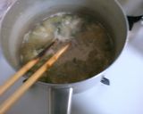簡単！朝食♪水菜と長ネギ 大根のお味噌汁作り方6写真