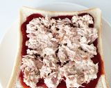 朝食に簡単♡ツナチートースト！！作り方3写真