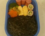 ウルトラマン☆ピグモン☆カネゴンのり弁☆作り方3写真