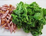 簡単♪茹でるだけ☆菜の花コンソメ春パスタ作り方1写真