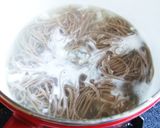 簡単蕎麦アレンジ温蕎麦◆和カルボナーラ風作り方1写真