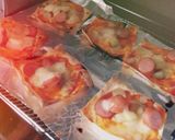 シュウマイの皮でミニピザ✨かんたん美味✨作り方5写真