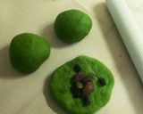 甘納豆入り抹茶のふんわりパン作り方4写真