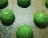 甘納豆入り抹茶のふんわりパン作り方5写真