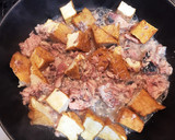 鯖缶と厚揚げの炒め物作り方3写真