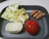 ベジ♪ぽかぽか簡単♪トマト鍋作り方1写真