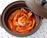 レンジで！！もちもちペンネ　アラビアータ作り方6写真