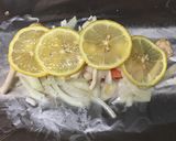 トースターで鮭のレモンバターホイル蒸し作り方3写真