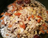 お肉とスープたっぷりの炊飯器で参鶏湯作り方6写真