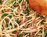 ☆もやしとひき肉の香味ペースト炒め☆作り方5写真