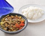 タジン鍋の野菜たっぷり蒸しカレー作り方5写真