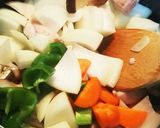 鶏肉と大豆の☆野菜たっぷりトマトシチュー作り方3写真