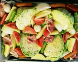 鶏肉とソーセージのぎゅうぎゅう焼き♡作り方6写真