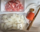 大根と豚の簡単炒め☆大根冷凍後➀作り方1写真