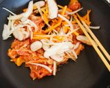 豚こま切れ肉で☆プルコギ風のっけサラダ作り方6写真