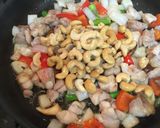 鶏肉と彩り野菜のカシューナッツ炒め作り方6写真