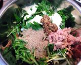 3ステップで完成！水菜のツナマヨサラダ。作り方2写真