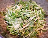 3ステップで完成！水菜のツナマヨサラダ。作り方3写真