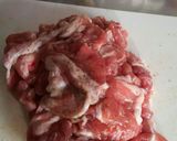 豚肉とナス・ピーマンの味噌炒め作り方1写真