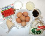 天津飯の簡単あんかけ甘酢あん♪卵カニカマ作り方1写真