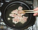 簡単な卵・鶏・小松菜・残りご飯の雑炊♪作り方3写真