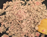 小松菜と豚挽肉の旨々オムレツ☆節約！作り方1写真
