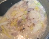 白菜と豚の大人のクリーム煮作り方4写真
