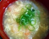 むきエビと春雨の卵スープ作り方7写真