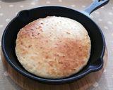 スキレットで☆簡単ピザ風ふかふかパン作り方4写真