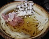 ジンジャーでぽかぽか♡鍋焼きうどん作り方2写真
