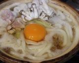ジンジャーでぽかぽか♡鍋焼きうどん作り方3写真