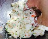 お豆腐とはんぺんのふわふわ焼き♡作り方3写真