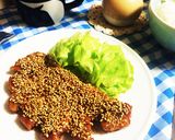 厚切り豚肉の生姜焼き！ごまたっぷり！作り方4写真