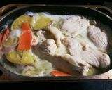 サツマイモと鶏肉のクリーム煮作り方3写真