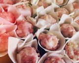 ヘルシーシュウマイ✨たこ焼き器(^ ^)作り方3写真