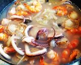 茄子とキノコの本格シーフードカレー作り方9写真