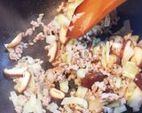 豚ミンチ肉とお豆腐のあんかけ炒め作り方1写真